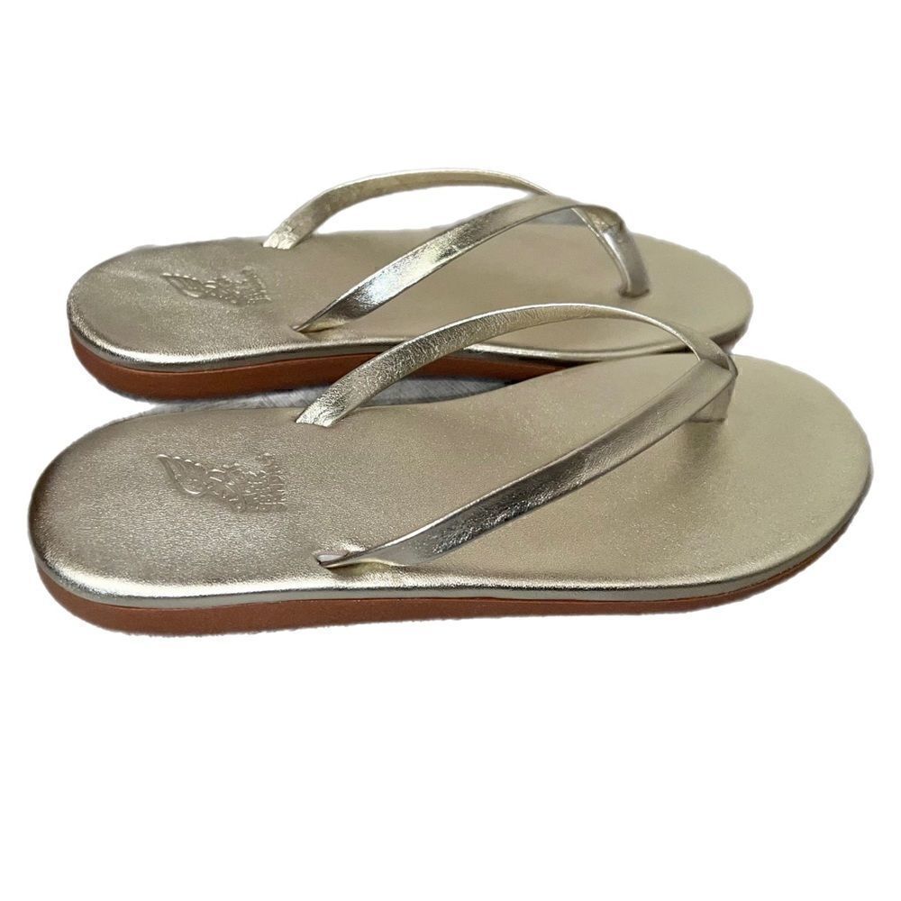 ANCIENT GREEK SAINARA Sandal in All Platinum NWB - Picture 8 of 14